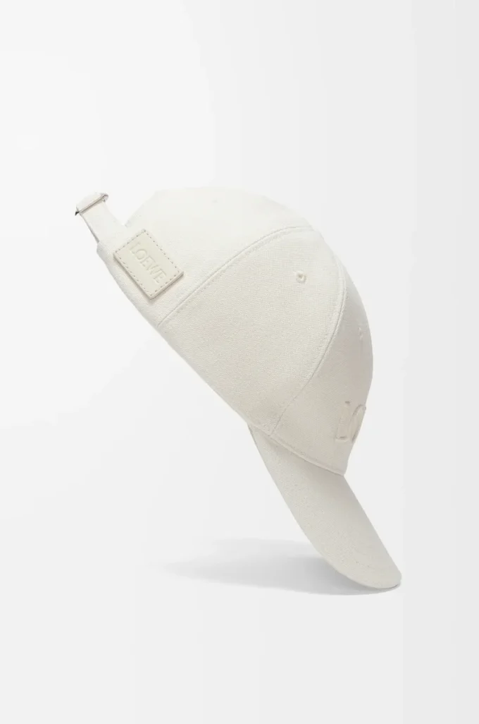Kappe aus Canvas in Soft White