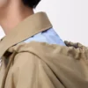 Kapuzenparka aus Baumwolle in Beige