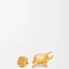 Käfer-Ansteckpin aus Messing, goldfarben
