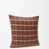 Kissen aus Wolle und Kaschmir Beige/Orange