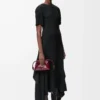 Kleid aus Stretch-Viskose Schwarz