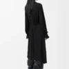 Kleid aus Viskose Schwarz