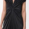 Kleid aus Viskose Schwarz