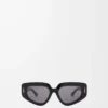 Kleine Butterfly Screen Sonnenbrille Schwarz