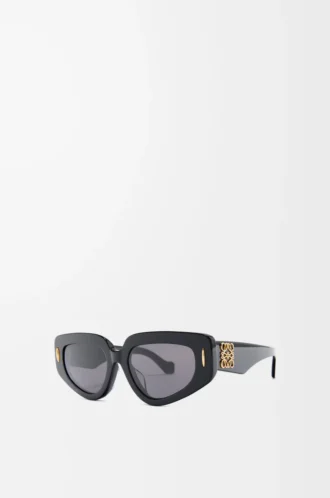 Kleine Butterfly Screen Sonnenbrille Schwarz