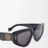 Kleine Butterfly Screen Sonnenbrille Schwarz