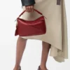 Kleine Featherlight Puzzle Tasche aus Nappalammleder in Burnt Red
