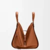 Kleine Hammock-Tasche aus klassischem Kalbsleder Tan