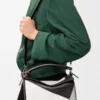 Kleine Puzzle-Tasche aus Nappakalbsleder Grau/Hellgrau