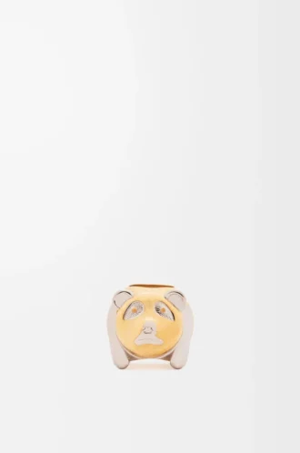 Kleiner Tierwürfel aus Metall Gold/Palladium
