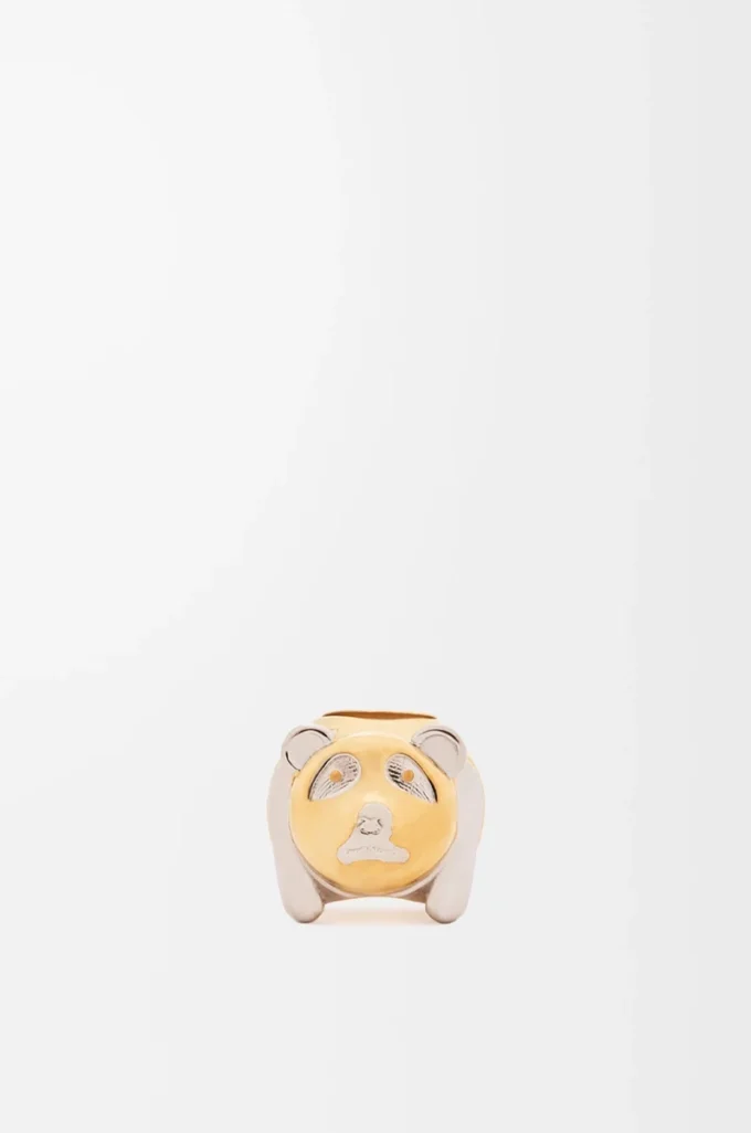 Kleiner Tierwürfel aus Metall Gold/Palladium