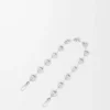Klobige Donut-Kette Silber