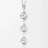 Klobige Donut-Kette Silber