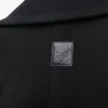 Kurzer Mantel aus Wolle Schwarz