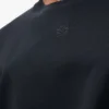 Kurzes T-Shirt aus Baumwolle Schwarz