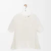 Kurzärmeliger Pullover aus Mohairmischung Weiß