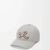 L-Patch-Kappe aus Baumwolle in Shell Grey