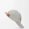 L-Patch-Kappe aus Baumwolle in Shell Grey