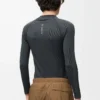 Langärmliges Oberteil aus technischem Jersey in Schwarz Langärmliges Oberteil aus technischem Jersey in Schwarz