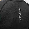 Langärmliges Oberteil aus technischem Jersey in Schwarz