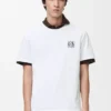 Lockere Passform T-Shirt aus Baumwolle Weiß