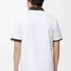 Lockere Passform T-Shirt aus Baumwolle Weiß