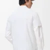 Lockere Passform T-Shirt aus Baumwolle Weiß