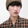 LOEWE Beanie aus Wolle Hellbraun