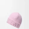 LOEWE Beanie aus Wolle in Hellrosa