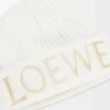 LOEWE Beanie aus Wolle in Weiß