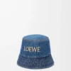 LOEWE Bucket Hat aus Denim in Denim Blue