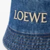 LOEWE Bucket Hat aus Denim in Denim Blue
