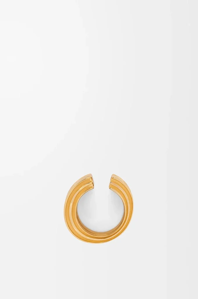 LOEWE Grafikring aus Sterlingsilber Gold