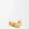 LOEWE Graphic Einzelohrring aus Sterlingsilber Gold