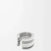 LOEWE Graphic Ring aus Sterlingsilber Silber