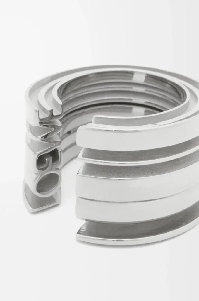 LOEWE Graphic Ring aus Sterlingsilber Silber
