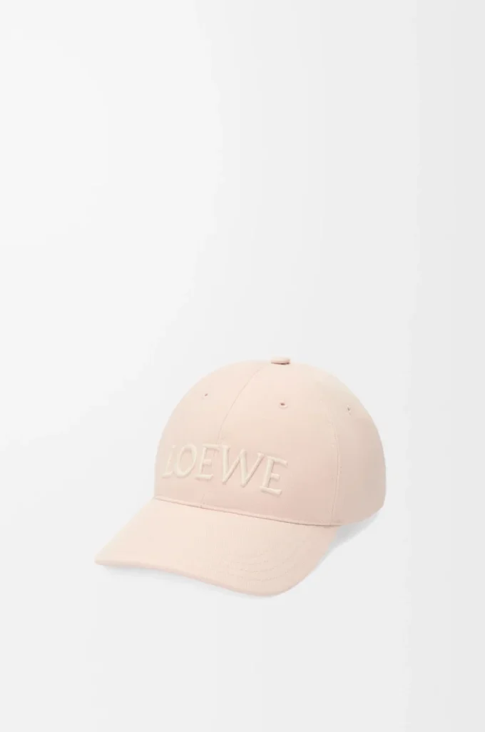 LOEWE-Kappe aus Canvas in Blush