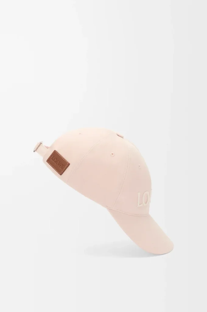 LOEWE-Kappe aus Canvas in Blush