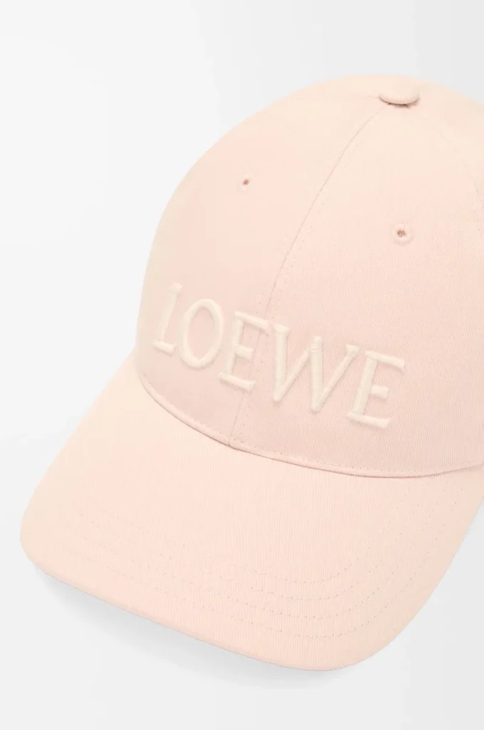 LOEWE-Kappe aus Canvas in Blush