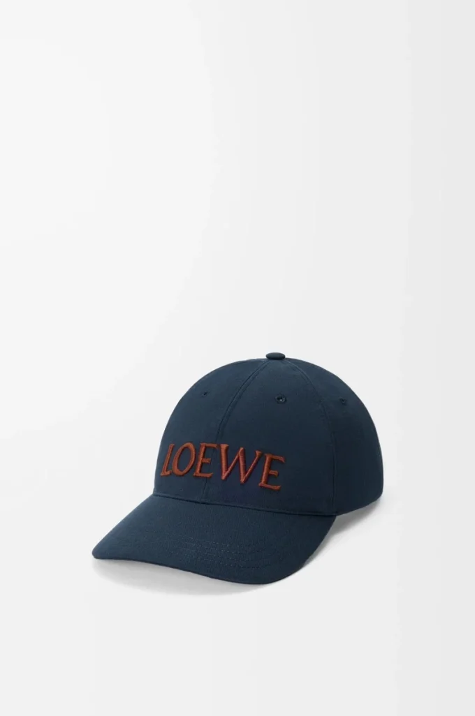 LOEWE-Kappe aus Canvas in Deep Navy