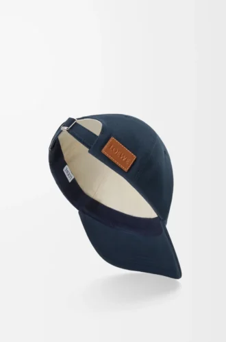 LOEWE-Kappe aus Canvas in Deep Navy