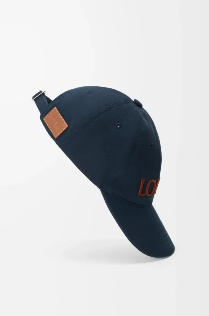 LOEWE-Kappe aus Canvas in Deep Navy