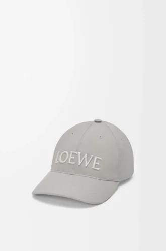 LOEWE-Kappe aus Canvas in Lady Grey