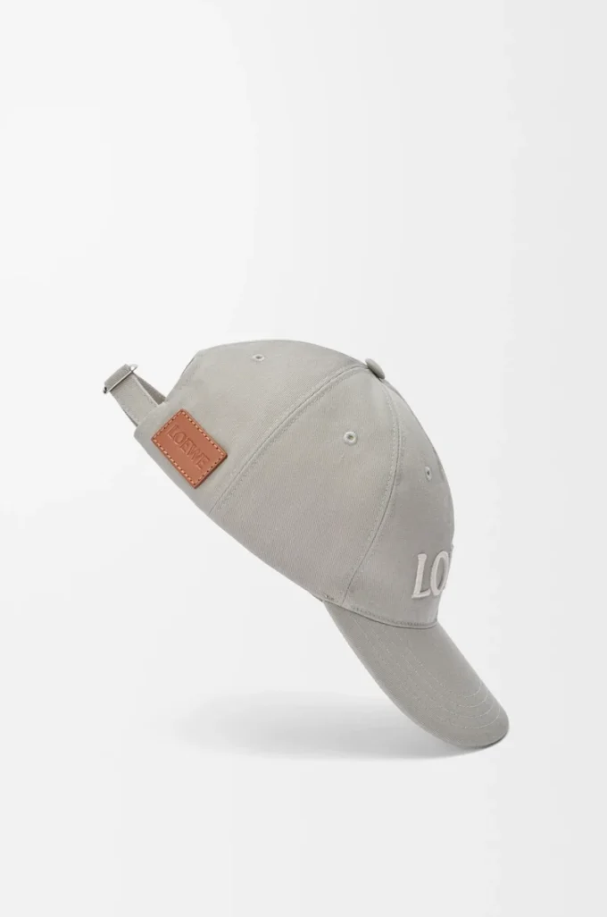 LOEWE-Kappe aus Canvas in Lady Grey