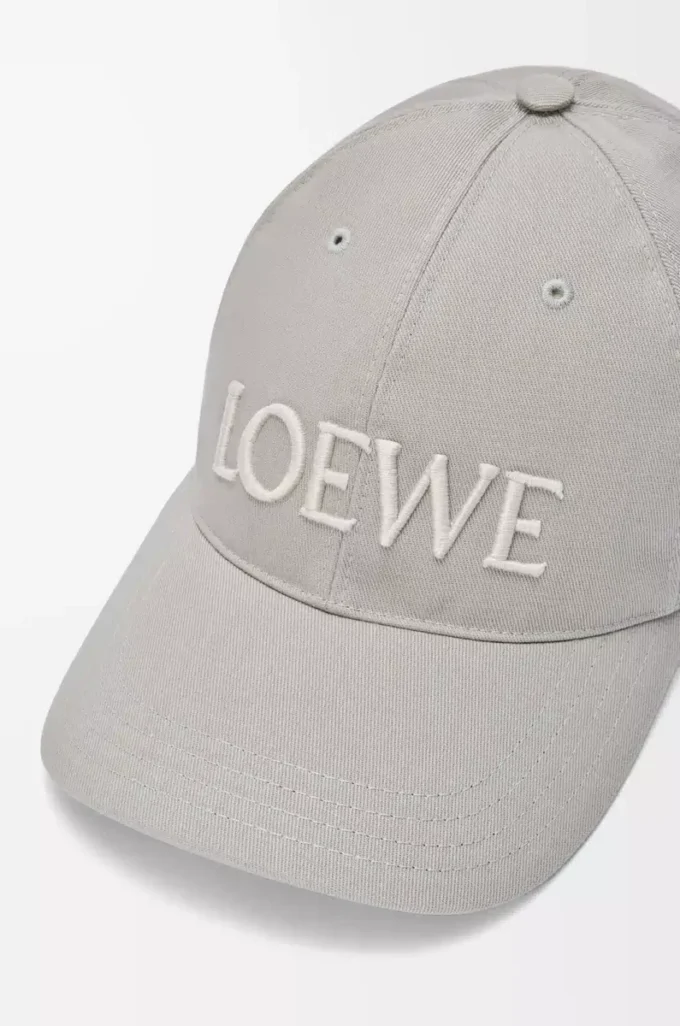 LOEWE-Kappe aus Canvas in Lady Grey