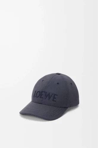 LOEWE-Kappe aus Canvas in Navy Blue