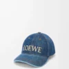 LOEWE-Kappe aus Denim in Denim Blue