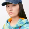 LOEWE-Kappe aus Denim in Denim Blue