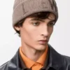 LOEWE-Mütze aus Wolle in Dunkelbeige