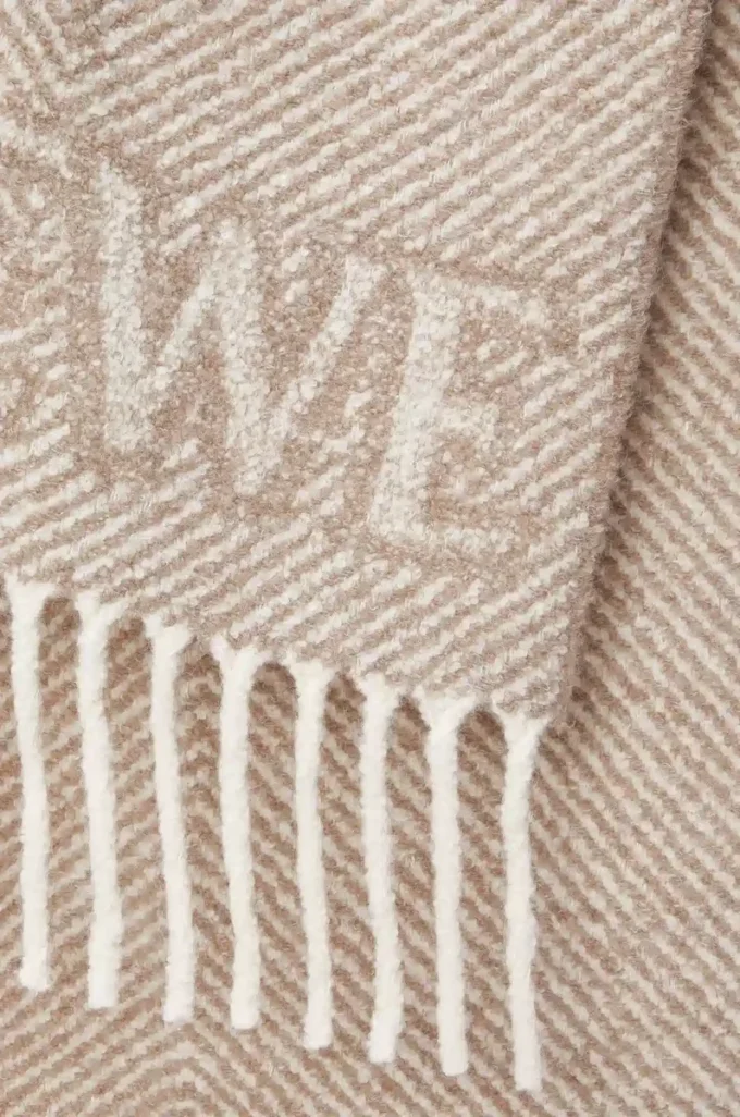 LOEWE-Schal aus Alpaka- und Wollmischung Beige/Ecru
